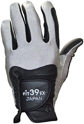 Fit39 Ex Golf Glove (Extra Large, Black/Silver)