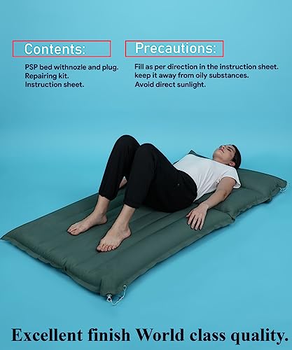 Image of Dr. Care Premium Water Bed Mattress | Soft & Comfortable Water Filled Sleeping Bed | Durable Leak-Proof Material | Orthopedic Support for Home Use