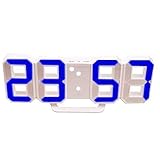 Elektronische Uhr --- Die Helligkeit verfügt über 3 verschiedene Helligkeitsstufen, die an Ihre unterschiedlichen Anforderungen angepasst werden können. Der elektronische Wecker hat ein exquisites Design, das ein ideales Geschenk für Ihre Familie, Freunde und Kinder ist.