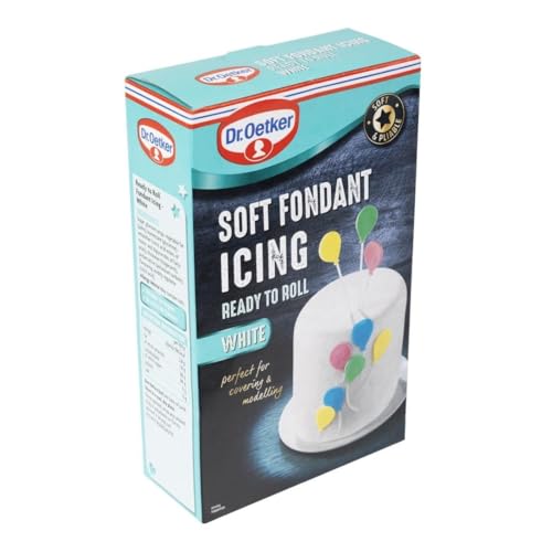 Dr. Oetker Ready to Roll White Soft Fondant Icing, 1kg