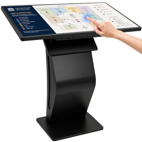 Image of 43 inch Touch Screen Kiosk, Windows11 System(8+128g) | K-Style Stand Inquiry Machine, Human-Machine Interaction Smoothly for Mall Navigation /Self-Ordering /Advertising /Retail Store