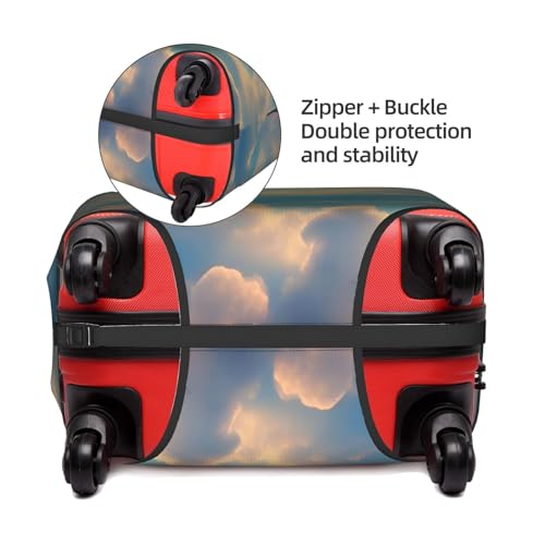 Cloudy Sky Luggage Cover, Suitcase Protector,%Trolley Case Cover For Small Luggage, Suitcase Protector.4