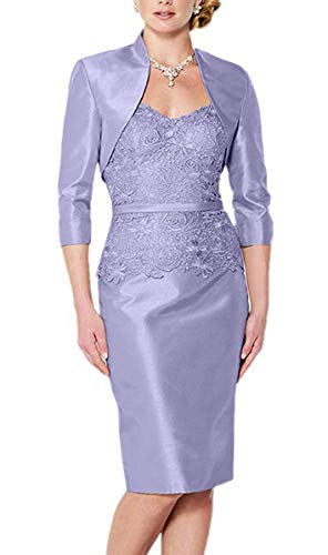 Mother of The Bride Dresses for Wedding Party Dresses Strapless Mother Dresses with Sleeves Lavender US12