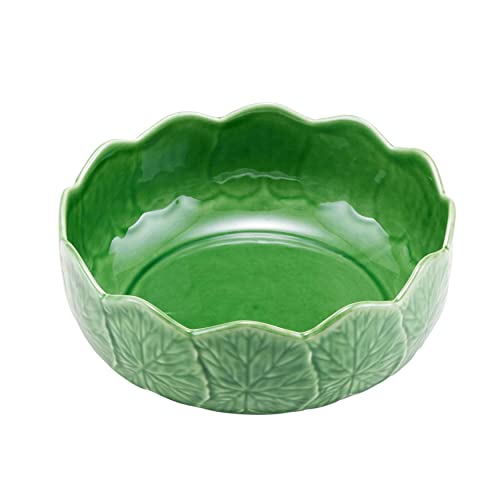 Geranium Salad Bowl Color: Green