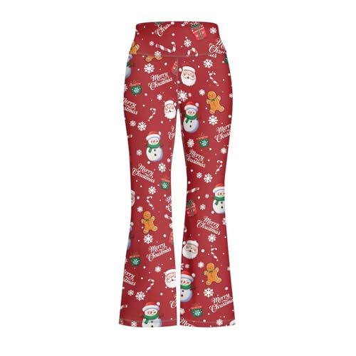 Image of Girls Flare Leggings Cute Bell Bottoms for Teen Girls Wide Leg Sweatpants for 5-14 T