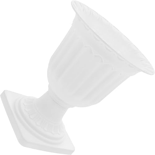 Miniatura 8 de Maceta clásica de plástico para urnas altas de plástico, jarrones de flores con pedestal, maceta para plantas, macetas griegas para Navidad, boda,