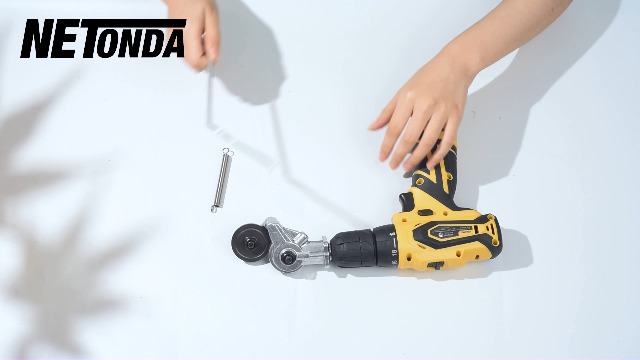 Grignoteuse Tôle Électrique Pour Perceuse 12V/21V - Cisaille Coupeuse Métal Précise Et Robuste