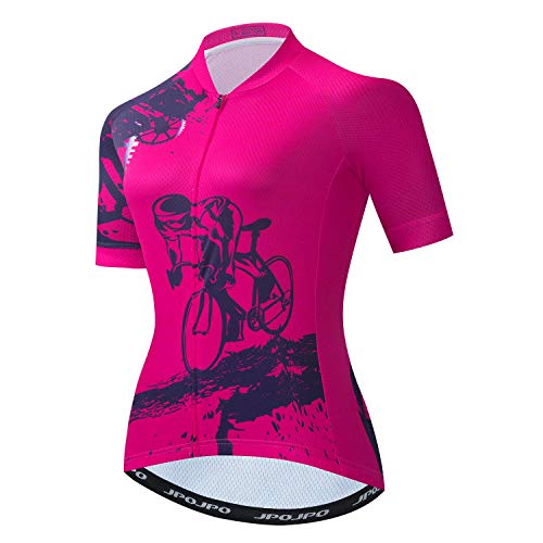 Hotlion Mujeres Ciclismo Jersey Mountain Bike Racing Top Ropa