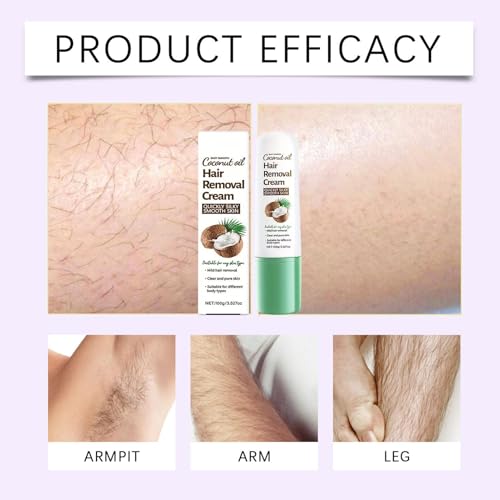 Krem do usuwania włosów, depilatory Skin Care Lotion, łagodny krem do usuwania włosów, 100 g, do twarzy i bikini, do twarzy, twarzy, twarzy, bikini, do użytku prywatnego, dla mężczyzn i kobiet