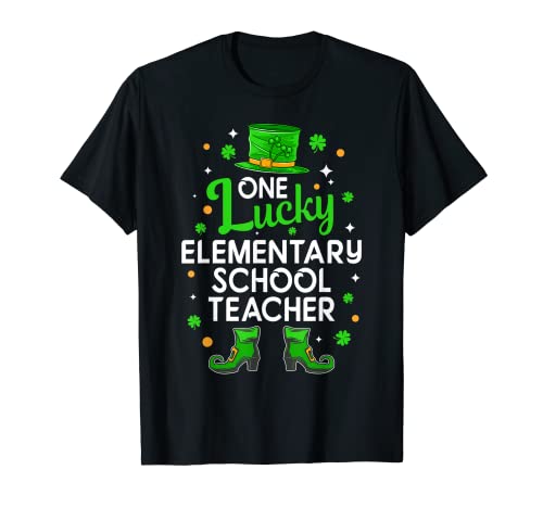One Lucky Elementary School Teacher St. Patrick's Day Camiseta