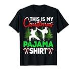 Karate Martial Arts Lover This Is My Christmas Pajama Karate T-Shirt