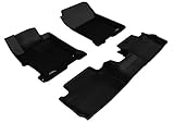 3D MAXpider Custom Fit Kagu All-Weather Floor Mat (Black) Compatible with Honda Accord Coupe 2013-2017 - R1 R2