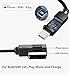 Naiyal USB-C to AMI MMI Aux Cable for Apple iPhone 15/ iPad Pro Compatible with Audi A3/A4/A5/A6/A7/A8/S4/S6/S8/Q5/Q7/R8/TT 2011-2016, VW CC Magotan with MMI 3G System (3.3FT), Black, AS20240319
