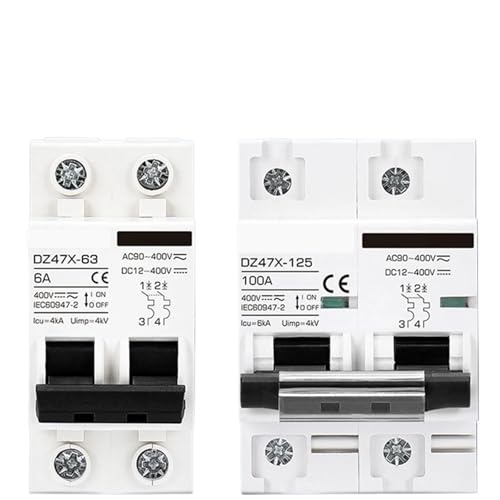 Système photovoltaïque interrupteur de déconnexion avec disjoncteur MCB 2P 60A DC AC