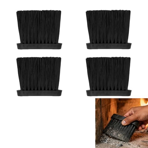 Kit de 4 Cepillos de Chimenea con Mango