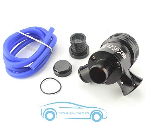 AUTOMOTIVE TURBO BOOST BLOW OFF VALVE FOR VW GTI JETTA AUDI 1.8T 2.7T CAR MANIFOLD ABSOLUTE PRESSURE RELEASE PARTS VEHICLE REFIT PARTS INTAKE AIR RELEASER VALVE AUTO RACING REFIT PARTS (BLACK) - Thumbnail 3