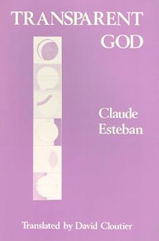 Hardcover Transparent God (Modern Poets in Translation Series, Vol. 2) (French and English Edition) Book