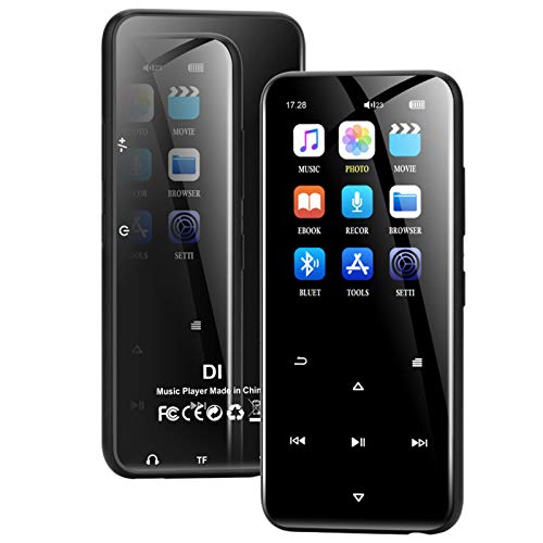 Reproductores De Mp3 ZEIYUQI Bluetooth 4.2,Reproductor De MúSica MP3 De 16GB,Box Speaker HiFi Lossless,MP4 Walkman,Pantalla Táctil De 2.4...