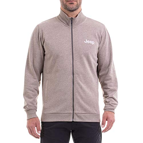 Veste tricot Jeep homme zippée chaude pour hiver avec poches avant