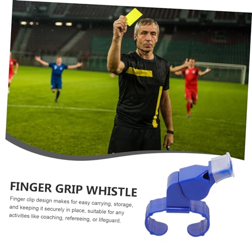 Silbato para fútbol deportivo con diseño de anillo miniatura 4