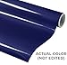 VViViD Dark Blue Gloss 11.8 Inches x 84 Inches (7 Feet) DECO65 Permanent Adhesive Craft Vinyl for Cricut, Silhouette & Cameo