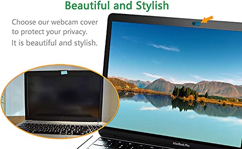 Image of CloudValley Camera Cover Slide Ultra-Thin, Blue Webcam Cover for MacBook air, Laptop, iMac, Desktop, PC, MacBook Pro, iPad, iPhone 8 /7 /6, Privacy Web Camera Protection [2 Packs]