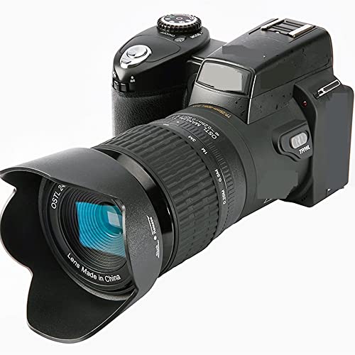 Macchina fotografica digitale, Zoom ottico 24X Teleobiettivo grandangolare Fotocamera digitale professionale SLR Torcia 33MP Registratore 1080P 3quot;Schermo(NO SD Card,NO Flashlight)
