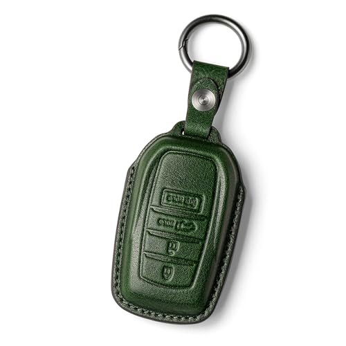 Image of for Toyota Key Fob Cover Leather car Key case fits 2027 2026 2025 2024 Grand Highlander Camry Crown Signia Highlander Venza Land Cruiser Accessories