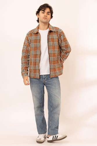 Image of Men's Quilted Winter Jacket /Full Sleeves /Puffer and Bomber