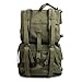 WW2 M-1944 Backpack Combat Haversack Cargo Pack Vintage Olive Large Capacity Canvas Hiking Rucksack WWII US Field Bag