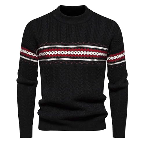 Men's Casual Slim Fit Basic Knitted Lightweight Turtleneck Pullover Sweater Long Sleeve Fall Winter Warm Sweaters