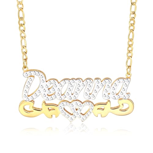 Collier prénom personnalisé bicolore pour sublimer le style des femmes