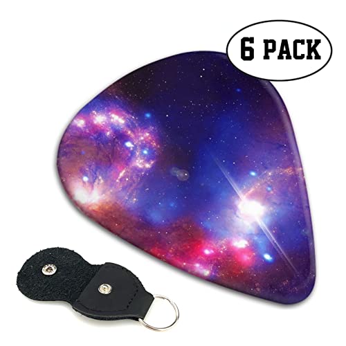 Universe Lot de 6 médiators pour guitare acoustique et électrique Motif étoiles étoilées - Les Beatles, Paul McCartney, John Lennon, RIngo Starr, George Harrison Universe Lot de 6 médiators pour guitare acoustique et électrique Motif étoiles étoilées – Image 3