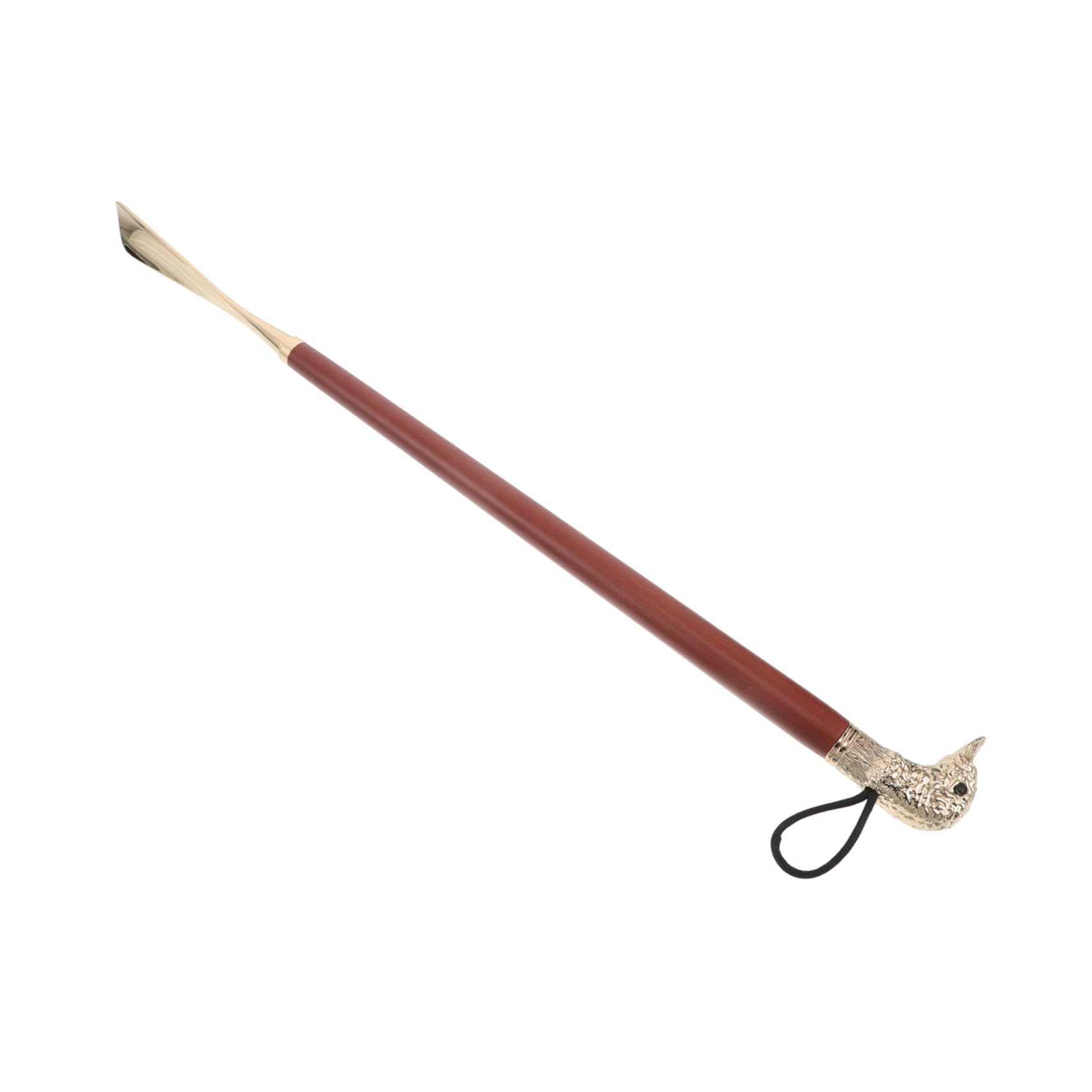Calzascarpe in Metallo Manico Ergonomico a Forma di Anatra 56 Cm, Strumento Portatile per Indossare Scarpe per Anziani e Donne in Casa in Viaggio