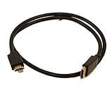 MyCableMart 1.5ft DisplayPort to HDMI Cable 28AWG Gold Plated 4Kx2K@30Hz, Black