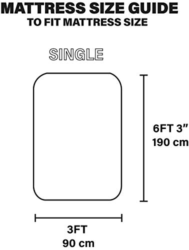 Home treats, letto singolo con telaio in legno