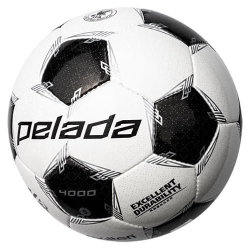 モルテン(molten) サッカーボール 5号球 中学生以上 検定球 ペレーダ4000 F5L4000 ホワイト×メタリックブラック F5L4000 2枚目