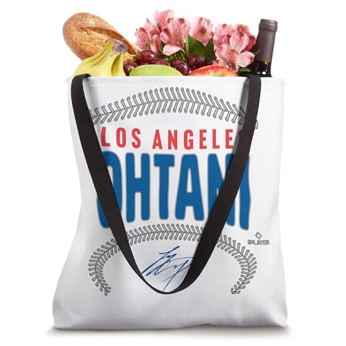 Bolso tipo tote con nombre y número de Shohei Ohtani de Los Angeles, licencia MLBPA miniatura 4