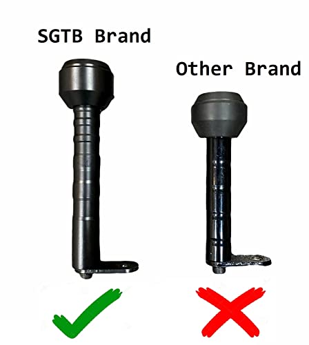Image of SGTB Bike Frame Slider for R15 V3 MT 15 V1 V2 Set of 2 Black Crash Guard
