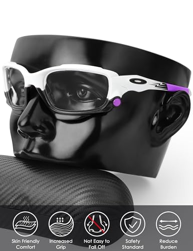 Image of BLAZERBUCK Replacement Earsocks & Bolt for Oakley Jawbone /Racing Jacket /Split Jacket Sunglasses - Purple