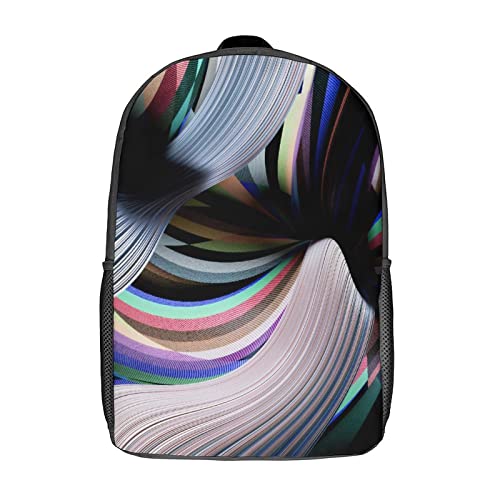 Sac à dos imprimé en 3D avec grand compartiment Colors Fashion résistant