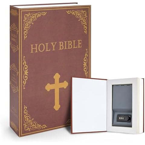Ohuhu Book Safe with Combination Lock Cover