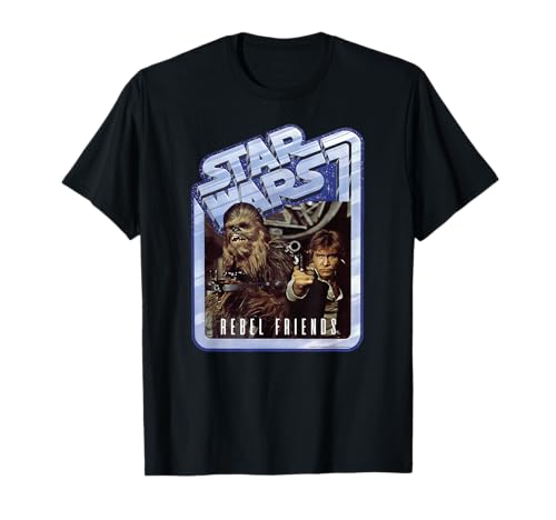 Star Wars Chewbacca and Han Solo Rebel Friends T-Shirt