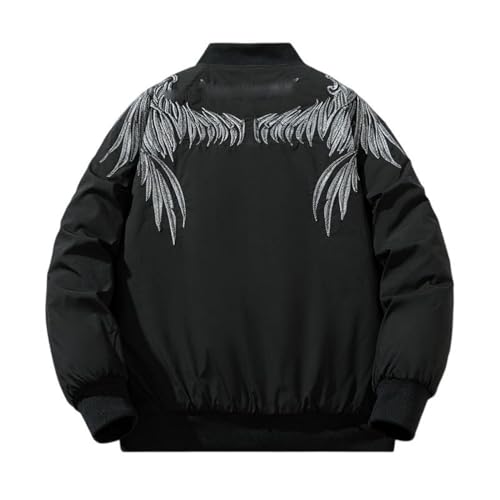 Veste de baseball homme brodée au style tendance automne hiver quotidien