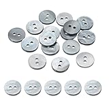 Spécification: Couleur: Gris; Matériau: Coquille; Taille:11.5mm/0.44Pouce(Dia); Liste D'Emballage: 12 Pcs x Boutons En Nacre