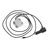 12 V auf 30 V Boost-Stromwandler, für Mini, 3,5 A netzunabhängiger Energieadapter mit ABS-Gehäuse, kompatibel mit Autobatterie zum Einbauen, mehrere Längenoptionen (2 Meter)