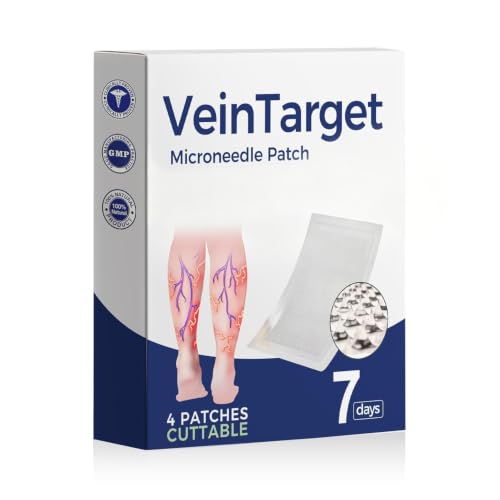 ROBAUN Vein Target Microdarts Patches for Legs Relieve Leg Discomfort Improves Blood Circulation Natural Ingredients Leg Treatment for All Skin Types-1Pack