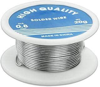 0.8mm Solder Wire Lead Free Soldering Wire with Rosin Core Solder Tin Wire for Electrical Soldering Electronic Components Repair and DIY,20g