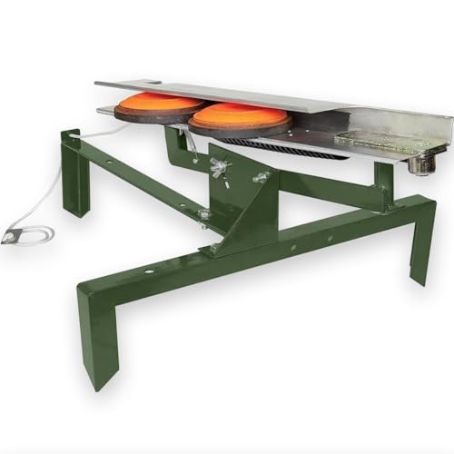 Trimax Lanzador de Tiro al Plazo Doble (Cuerda) | Lanzador de Platos de Arcilla. Lanza Manual con Cuerda.