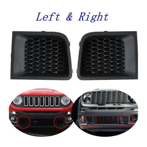 Cubre el parachoques de tu Jeep Renegade con este bisel de rejilla inferior izquierda y derecha 2